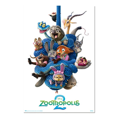 Maxi Poster Disney (Zootropolis 2) Parete Incorniciabile per Cameretta 91x61 cm