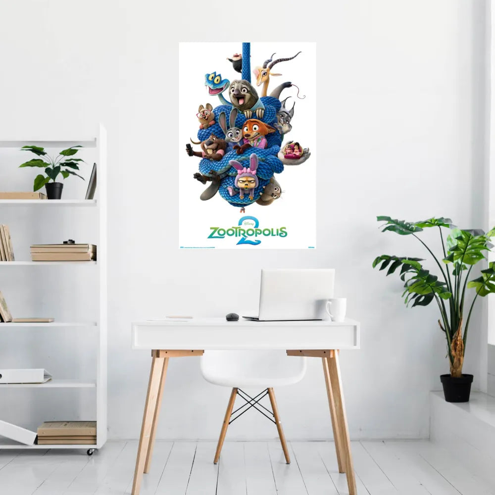 Maxi Poster Disney (Zootropolis 2) Parete Incorniciabile per Cameretta 91x61 cm
