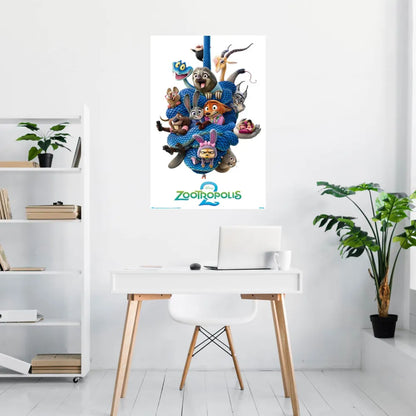 Maxi Poster Disney (Zootropolis 2) Parete Incorniciabile per Cameretta 91x61 cm