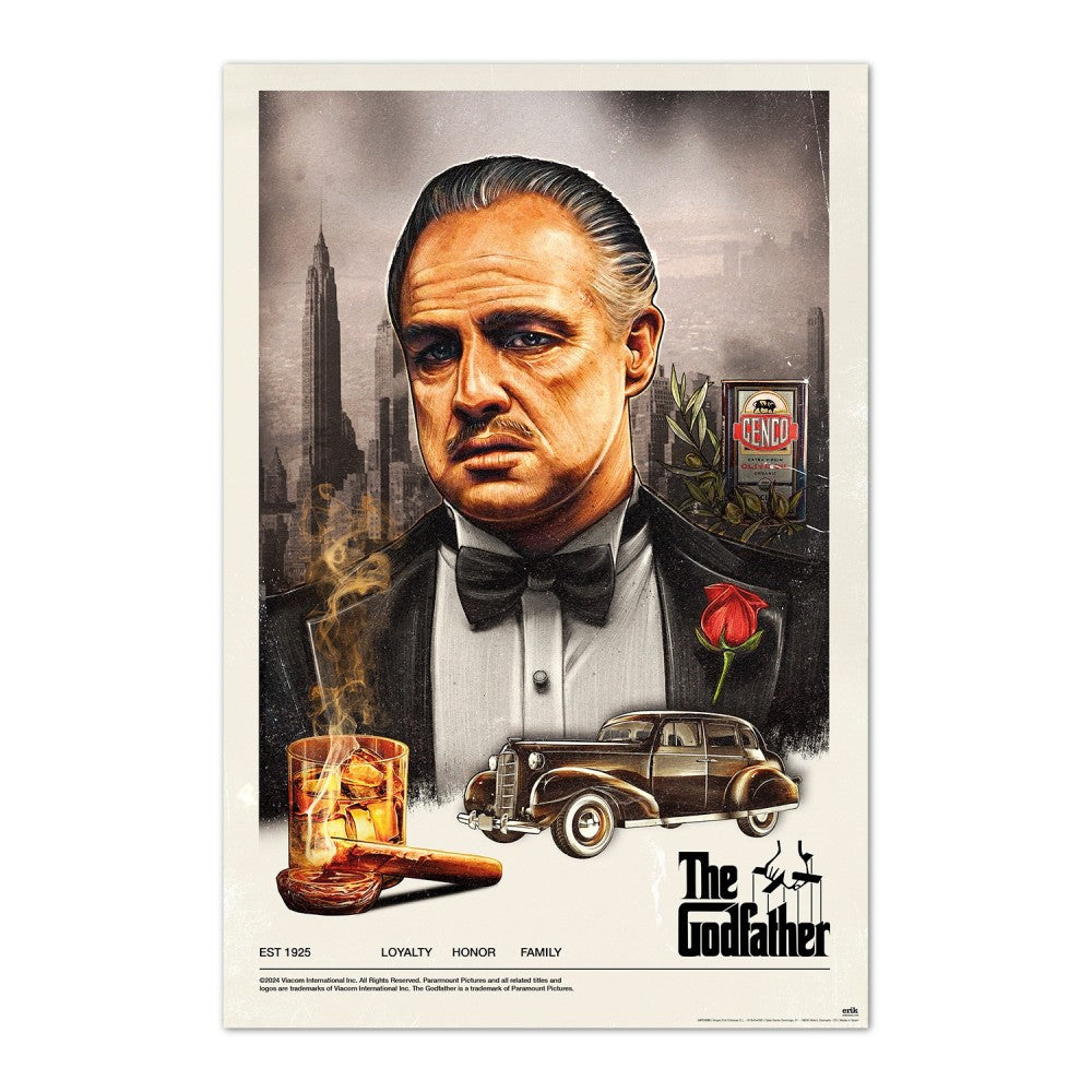 Maxi Poster Locandina del Film (Il Padrino) The Goodfather Incorniciabile 91x61 cm