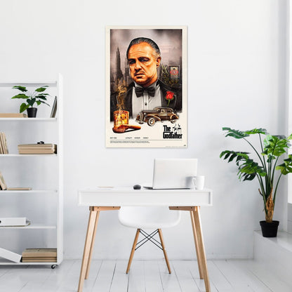 Maxi Poster Locandina del Film (Il Padrino) The Goodfather Incorniciabile 91x61 cm