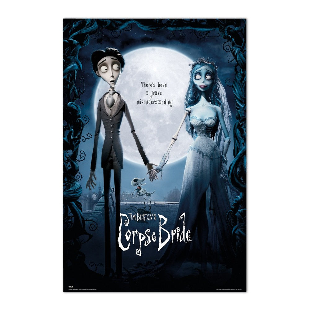 Maxi Poster - Sposa Cadavere (Corpse Bride) Locandina del Film Tim Burton Incorniciabile 91 x 61 cm