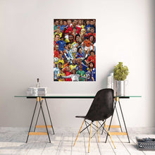 Maxi Poster Sport (Calciatori Leggendari) Gadget Calcio, Football Legendary, da Muro Ufficio Bar Incorniciabile 91 x 61 cm - Fifa World Cup