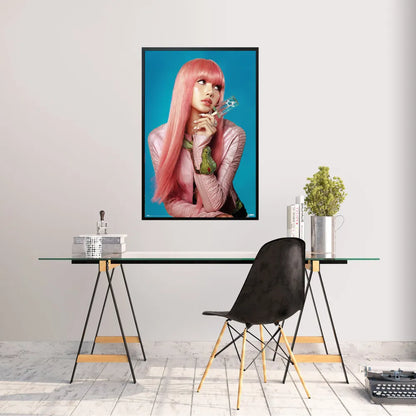 Maxi Poster Rock: K-pop (Lisa) gruppo Blackpink - da Parete Incorniciabile 91x61 cm Carta Lucida Licenza Ufficiale