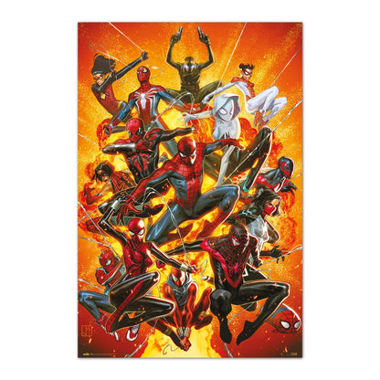 Maxi Poster Marvel (Spider-Geddon 1) a Parete Cameretta Incorniciabile 91x61 cm - SPIDER-MAN