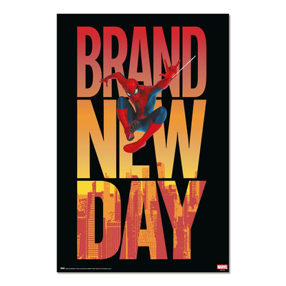 Maxi Poster Marvel (Spider-Man Brand New Day) a Parete Cameretta Incorniciabile 91x61 cm - Film Movie Cinema