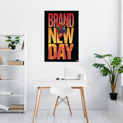 Maxi Poster Marvel (Spider-Man Brand New Day) a Parete Cameretta Incorniciabile 91x61 cm - Film Movie Cinema