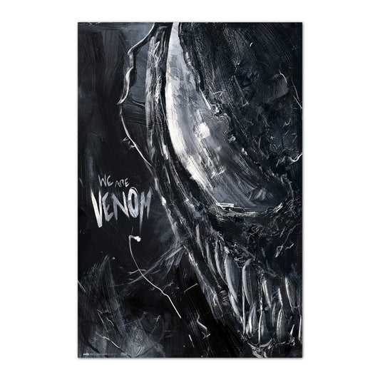 Maxi Poster Marvel (Venom Creepy) 91x61 cm Incorniciabile Casa Ufficio Locanda Nerd