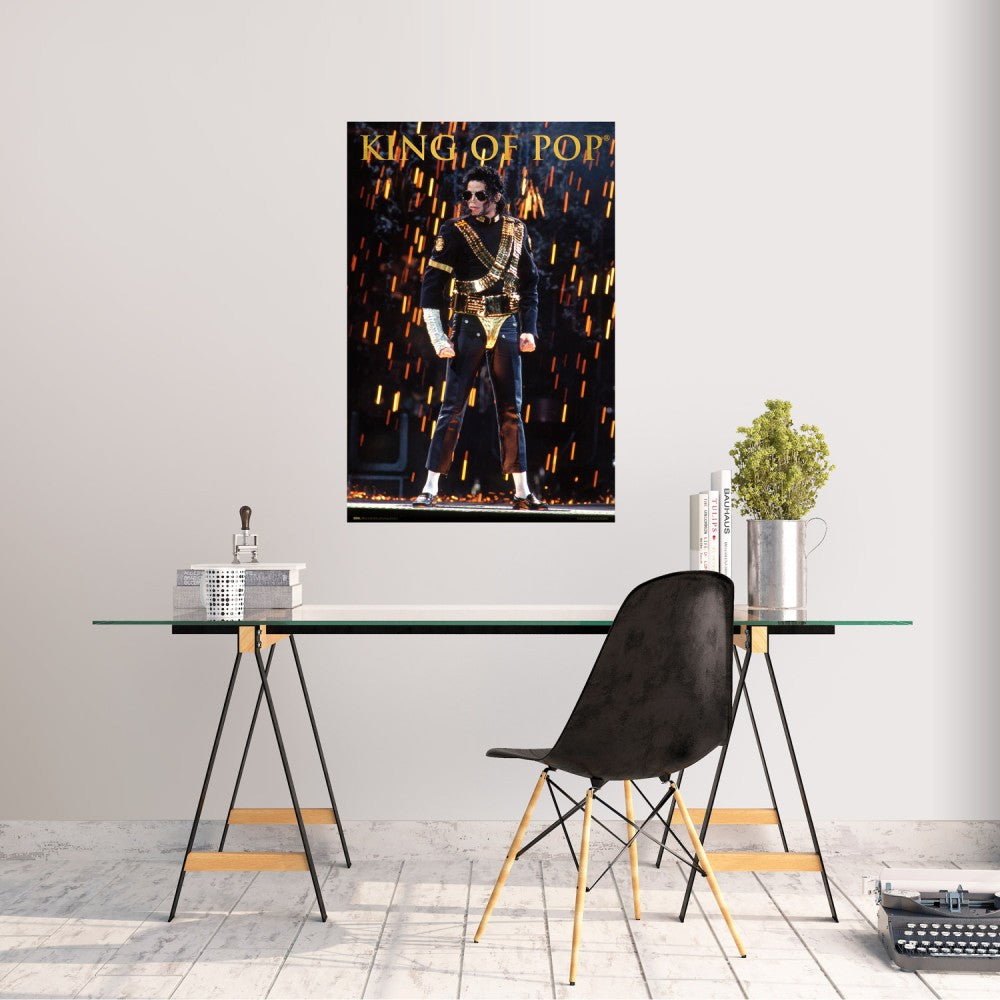 Maxi Poster Rock: Michael Jackson (Dangerous) da Parete Incorniciabile 91x61 cm Carta Lucida Licenza Ufficiale