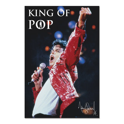 Maxi Poster Rock: Michael Jackson (King of Pop) da Parete Incorniciabile 91x61 cm Carta Lucida Licenza Ufficiale