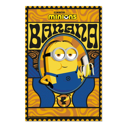 Maxi Poster i Minions (Banana) a Parete Incorniciabile Cameretta 91x61 cm