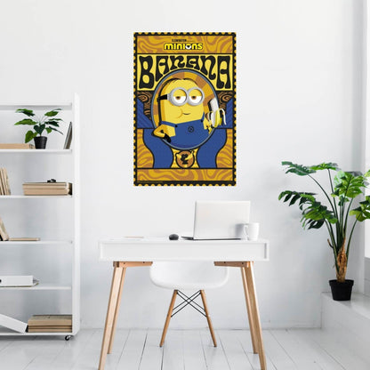 Maxi Poster i Minions (Banana) a Parete Incorniciabile Cameretta 91x61 cm