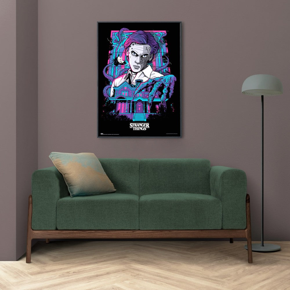 Poster Premium Luminoso (Stranger Things) Illumina al Buio Luminescente 50x70cm