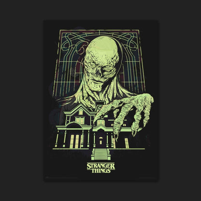 Poster Premium Luminoso (Stranger Things) Illumina al Buio Luminescente 50x70cm