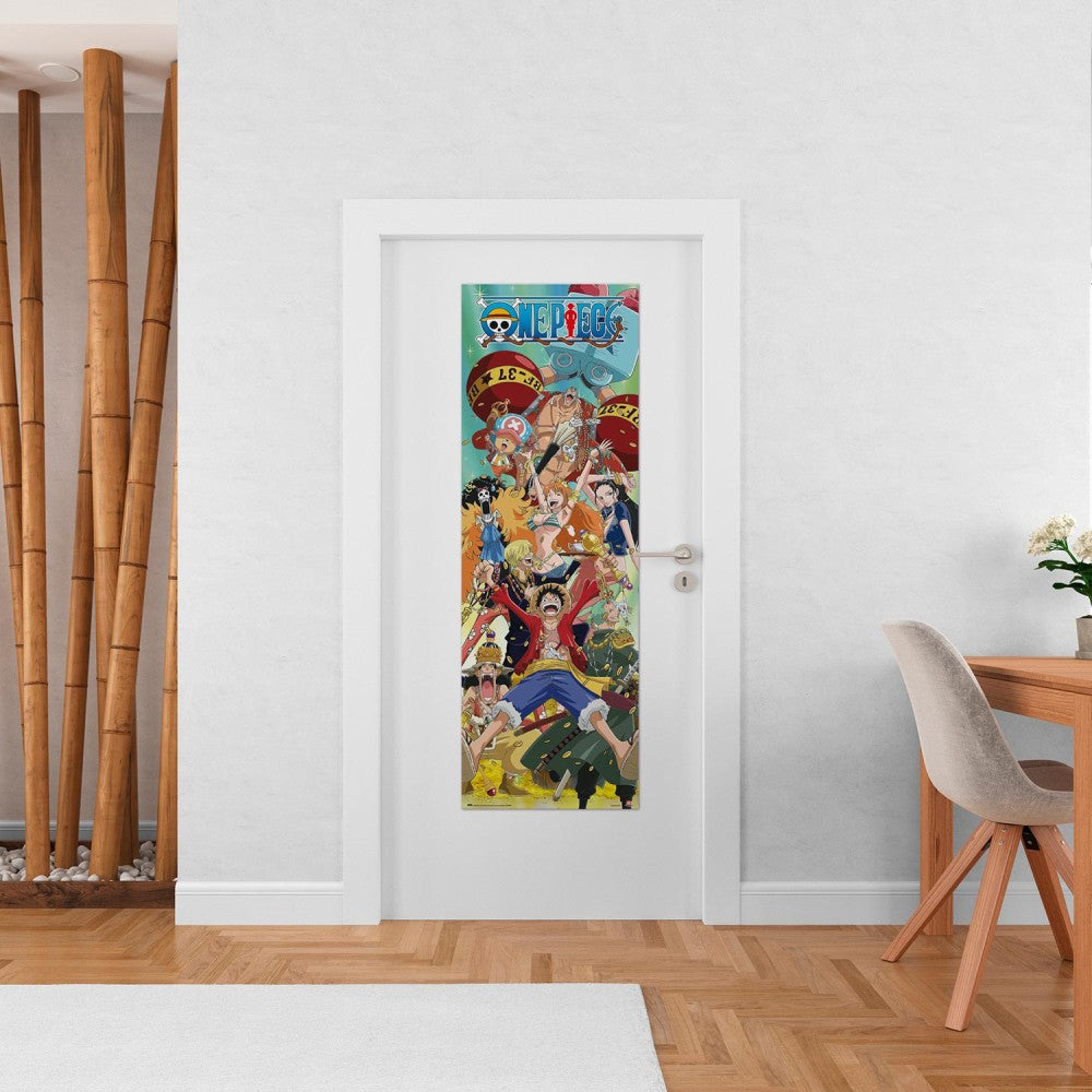 Maxi Poster XXL Porta o Parete (One Piece) Incorniciabile per Cameretta Gamer, Gadget Anime Manga, Ufficio 53x158 cm