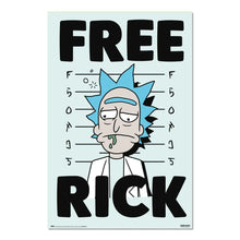 Maxi Poster Rick and Morty Free Kick A Parete 91x61 cm Incorniciabile