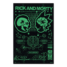 Maxi Poster Rick and Morty Nobody Exist on Purpose 91x61 cm Incorniciabile A Parete