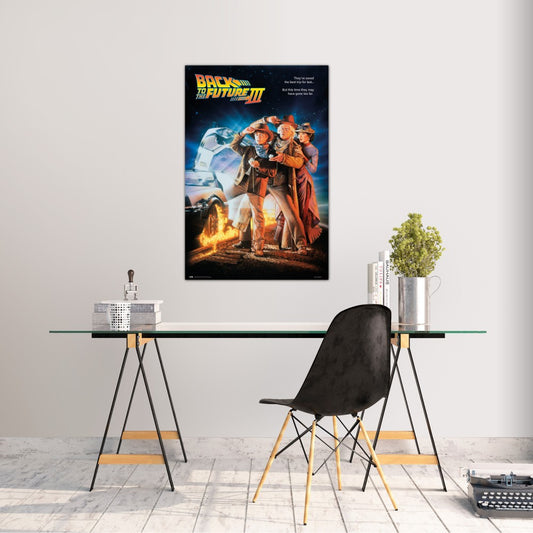 Maxi Poster Locandina del Film (Back To The Future 3) Ritorno Al Futuro 91x61 cm