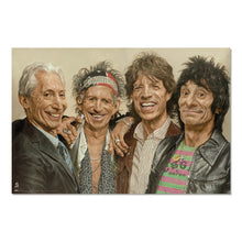 Maxi Poster Artist: SEBASTIAN KRÜGER (The Rolling Stones) Quadro del Dipinto Rock - da Parete Incorniciabile - Licenza Ufficiale 91x61 cm