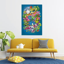 Maxi Poster - Sonic the Hedgehog: (POP) da Parete Incorniciabile 91x61 cm Carta Lucida Licenza Ufficiale Nerd Gamers Videogame Nintendo, Playstation, Sega, Xbox, Atari