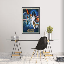 Maxi Poster - Locandina Film - Star Wars (Classic 40th Anniversary One Sheet B) TV Cinema Cult, Arte Incorniciabile da Pub, Casa, Ufficio, Locanda, Nerd, Licenza Ufficiale  91x61 cm
