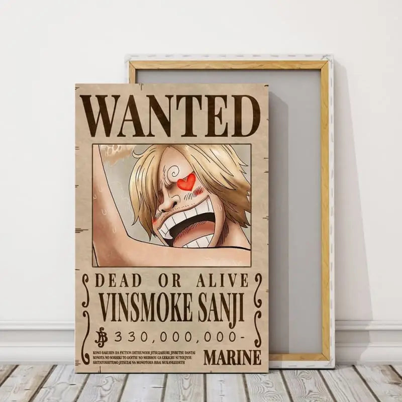 Abystyle (One Piece) Poster: Wanted Vinsmoke Sanji - (52x35) Anime Manga OP