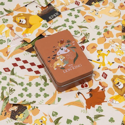 Paladone Playing Cards: Disney Il Re Leone Mazzo Carte Gioco Francesi Box Latta