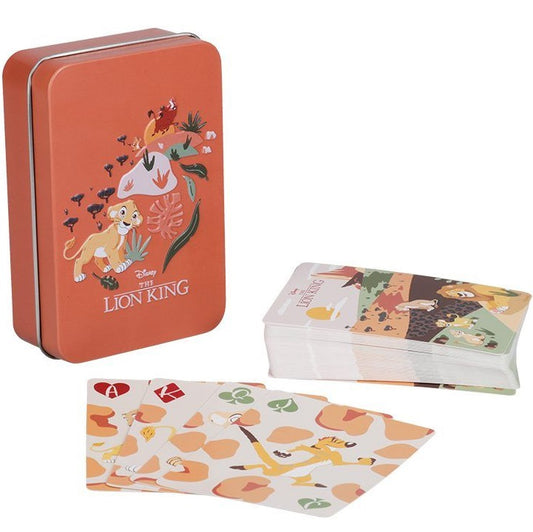 Paladone Playing Cards: Disney Il Re Leone Mazzo Carte Gioco Francesi Box Latta