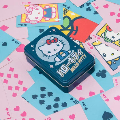 Paladone Playing Cards: (Hello Kitty) Mazzo Carte Gioco Francesi Poker Box Latta