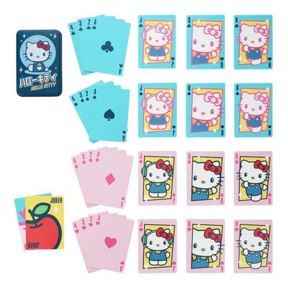 Paladone Playing Cards: (Hello Kitty) Mazzo Carte Gioco Francesi Poker Box Latta