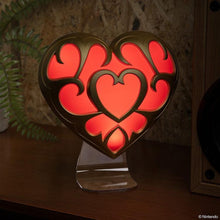 Paladone Lampada Da Tavolo - The Legend Of Zelda (Heart Container Light) Led Rosso Usb Da Collezione Cuore