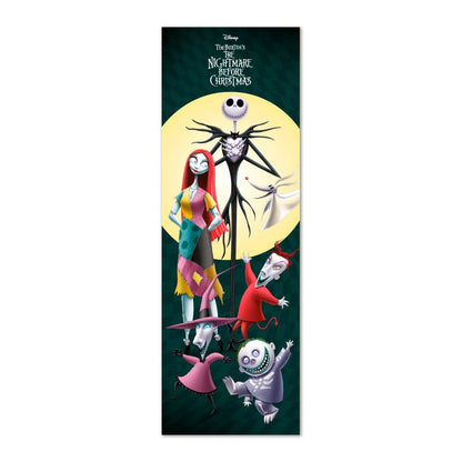 Maxi Poster XXL Porta o Parete - Disney (The Nightmare Before Christmas) TNBC Incorniciabile per Cameretta Gamer, Gadget, Ufficio 53x158 cm