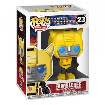 Funko Pop ! Retro Toys Transformers - (23) Bumblebee Figure Vinyl 9Cm Nuovo