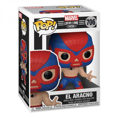 Funko Pop Marvel Lucha Libre 706 El Aracno Spider Man Vinyl Figure Spiderman