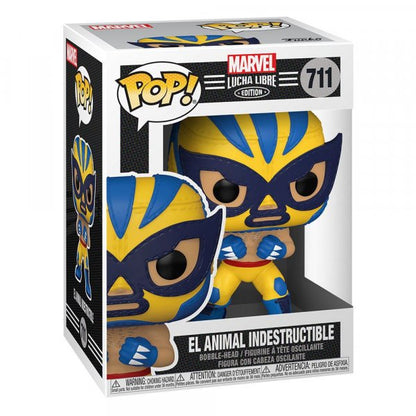 Funko Pop Marvel Lucha Libre 711 El Animal Indestructible Wolverine Figure Nuovo
