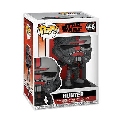 Funko Pop Star Wars 446 Hunter Vinyl Action Figure Statuetta Collezione Nuovo