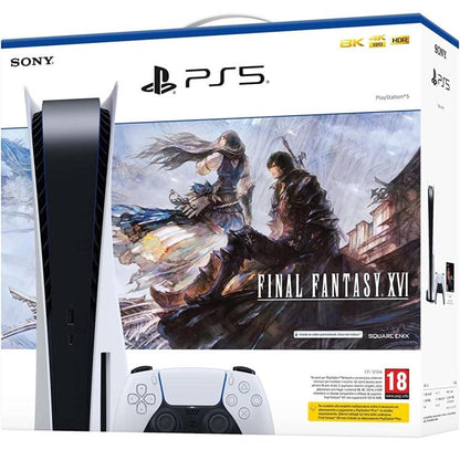 Sony Console Ps5 Standard 825Gb White (Bundle) Playstation 5 + Final Fantasy Xvi