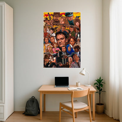 Maxi Poster Locandina (Film Pulp) Cinema Quentin Tarantino Cult TV Arte Incorniciabile Animation da Palestra Boxe Casa Ufficio Locanda Nerd 91x61 cm