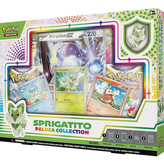 Pokemon Collezione Paldea Gcc (Sprigatito) Gioco Carte Collezianabili Espansione