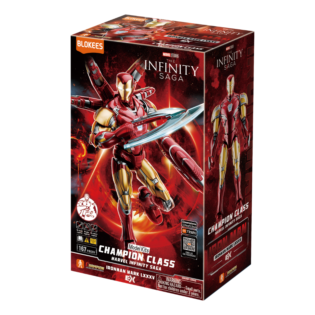 Blokees - Marvel Infinity Saga - Champion Class 01 (Iron Man) Action Figure 73920