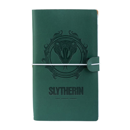 Taccuino Harry Potter "Serpeverde" Diario Personale da Viaggio 2 Quaderni Sostituibili: Bullet Journal Puntinato e a Righe 160 pag
