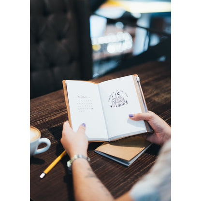Taccuino Harry Potter "Serpeverde" Diario Personale da Viaggio 2 Quaderni Sostituibili: Bullet Journal Puntinato e a Righe 160 pag