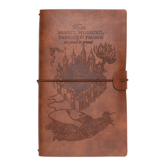 Taccuino "Harry Potter" Diario Personale da Viaggio 2 Quaderni Sostituibili: Bullet Journal Puntinato e a Righe 160 pag