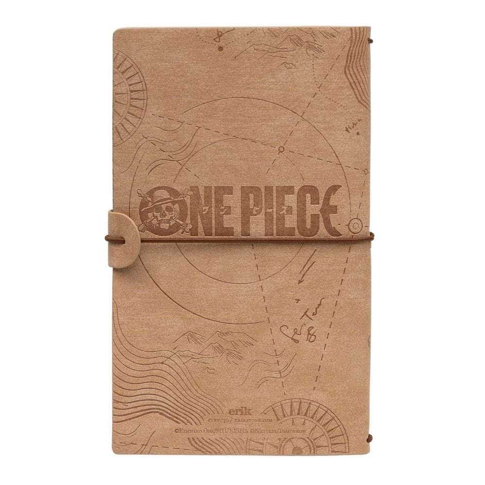 Taccuino One Piece "Going Merry" Diario Personale Viaggio 2 Quaderni Sostituibili: Bullet Journal Puntinato e a Righe 160 pag