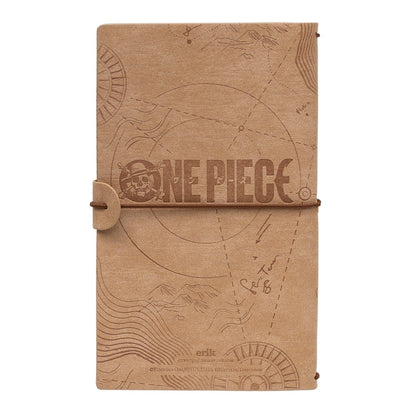 Taccuino One Piece "Going Merry" Diario Personale Viaggio 2 Quaderni Sostituibili: Bullet Journal Puntinato e a Righe 160 pag