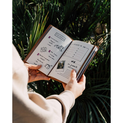 Taccuino One Piece "Going Merry" Diario Personale Viaggio 2 Quaderni Sostituibili: Bullet Journal Puntinato e a Righe 160 pag