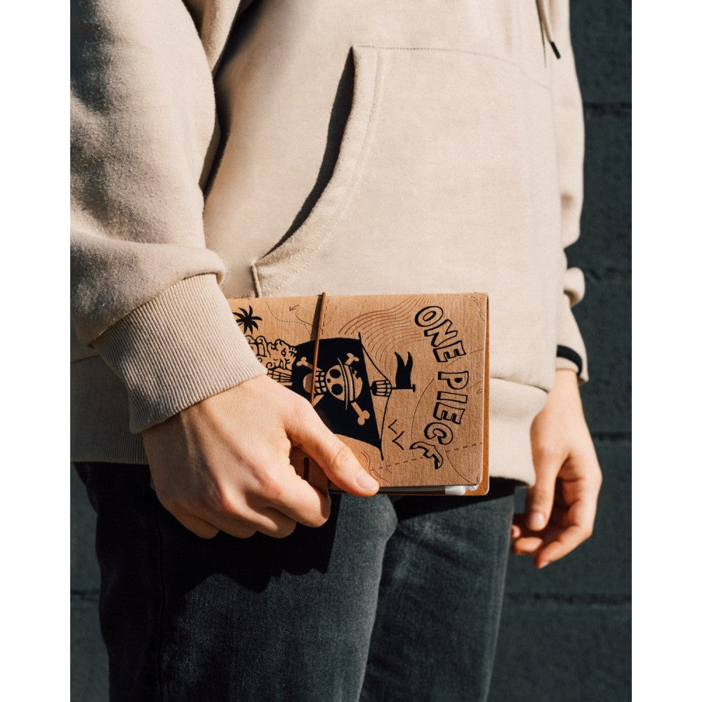 Taccuino One Piece "Going Merry" Diario Personale Viaggio 2 Quaderni Sostituibili: Bullet Journal Puntinato e a Righe 160 pag
