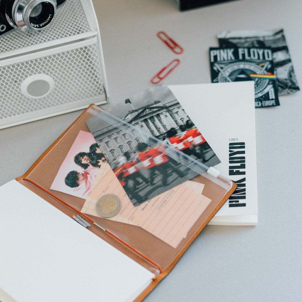 Taccuino "Pink Floyd" Diario Personale Viaggio 2 Quaderni Sostituibili: Bullet Journal Puntinato e a Righe 160 pag