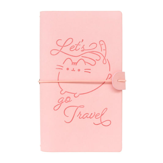 Taccuino "Pusheen" Diario Personale da Viaggio 2 Quaderni Sostituibili: Bullet Journal Puntinato e a Righe 160 pag