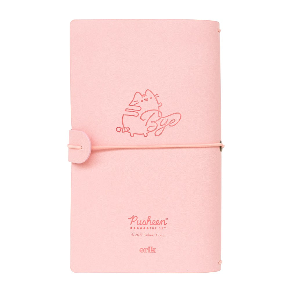 Taccuino "Pusheen" Diario Personale da Viaggio 2 Quaderni Sostituibili: Bullet Journal Puntinato e a Righe 160 pag